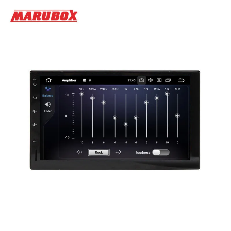 Marubox 7A705PX5, автомобильный мультимедийный плеер, Универсальный 2Din, Android 8,0, Восьмиядерный, 1024*600 ips, 4G ram 32G rom, gps, радио 6686, Bluetooth