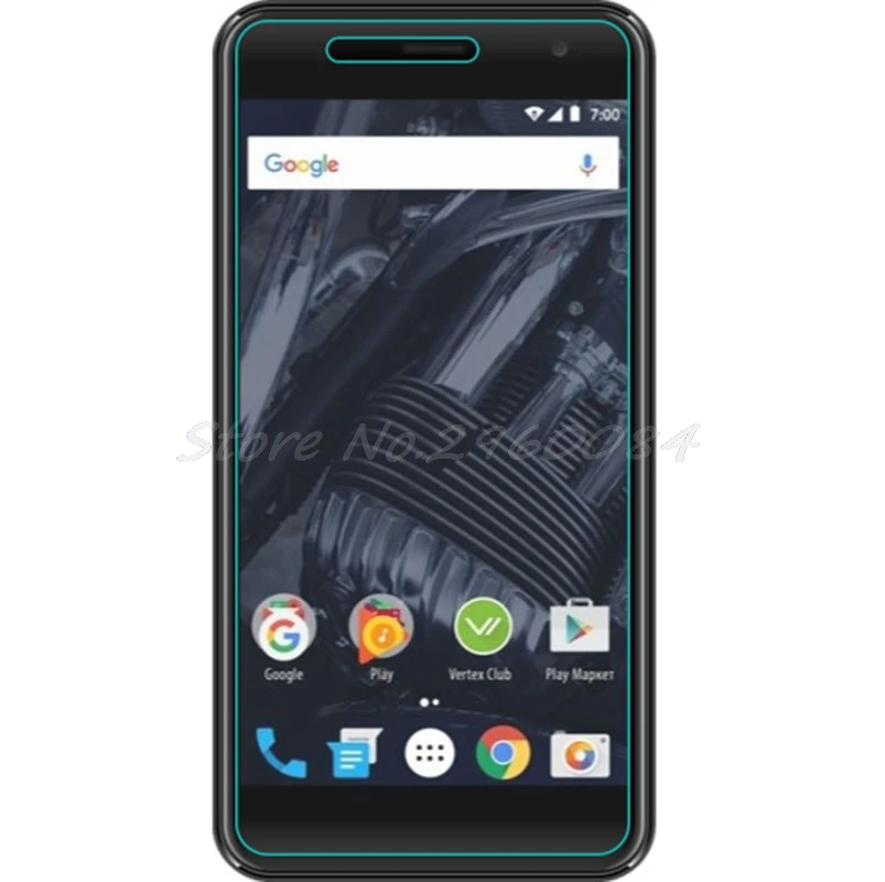 

2PCS NEW Screen Protector mobile phone For Vertex Impress Wolf 9H Tempered Glass Film Protective Screen Cover