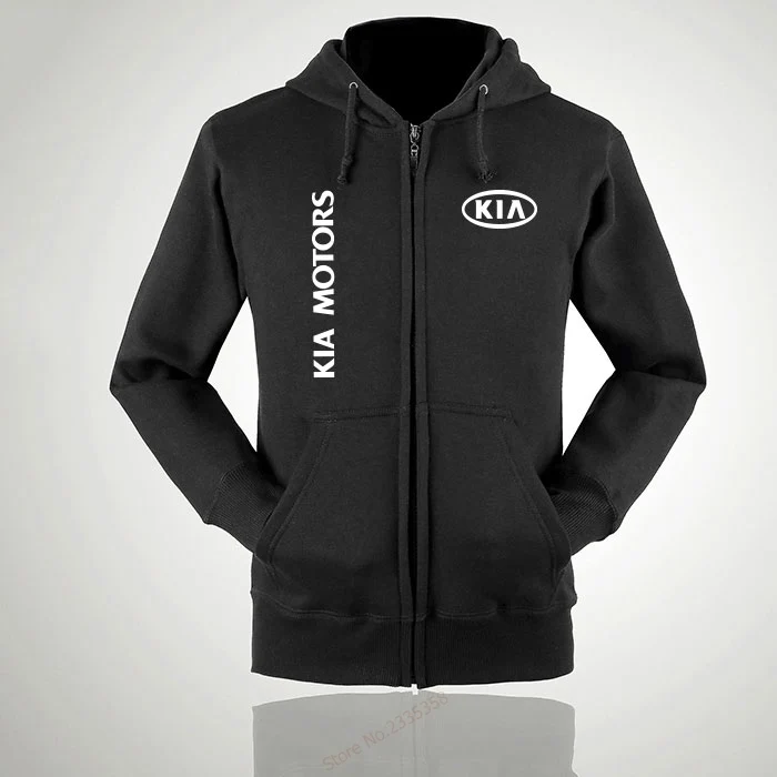 

2018 Hoodies Man Women Zipper KIA Motors sweatshirt Hoodie coats regular tops