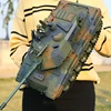 German Tiger 2A6 Battle Simulation Army Military RC Tank 1:18 2.4G Remote Control Tank With Smoke&Sound&BB Bullet&Light Function 4
