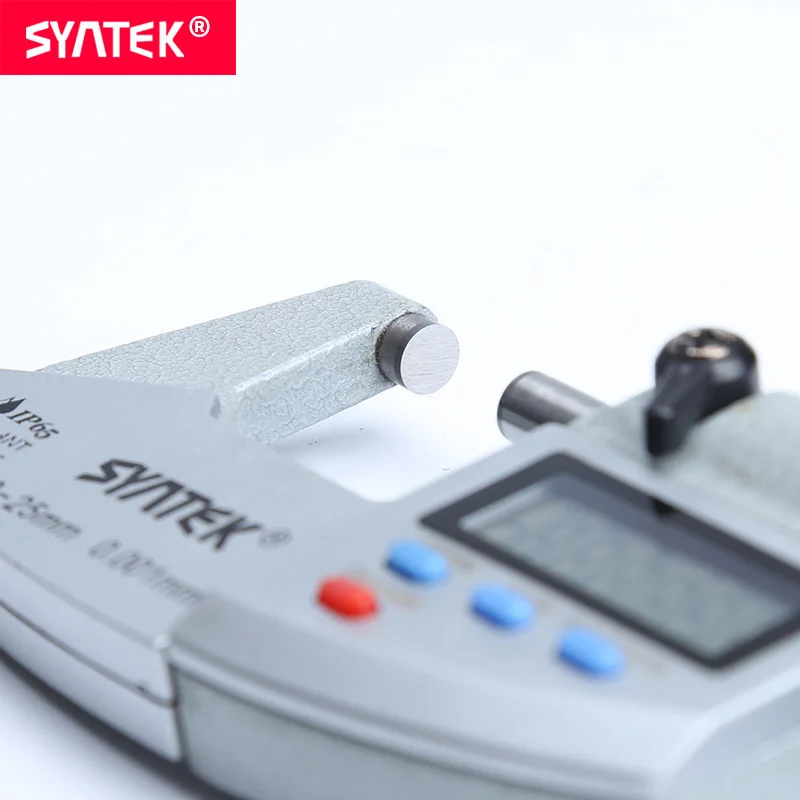 Маслонепроницаемый Электронный микрометр Syntek 0 001 мм IP65 25 калибр из АБС пластика