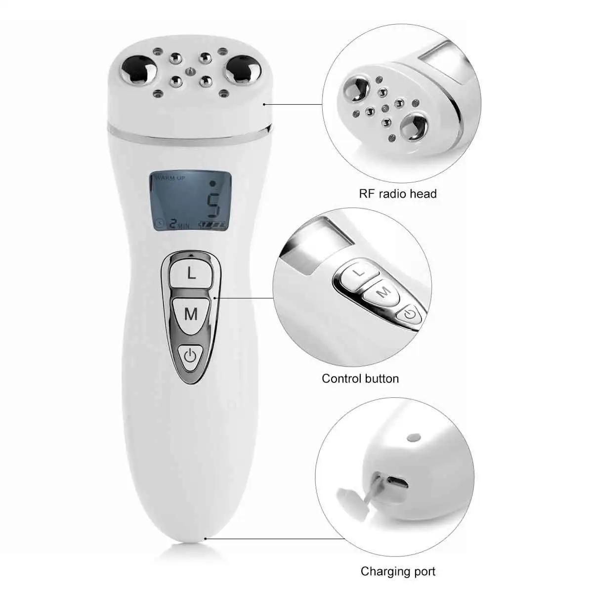 Face and Body Lymphatic Drainage Machine Electrotherapy Wrinkle Remover Machine Slimming toolin