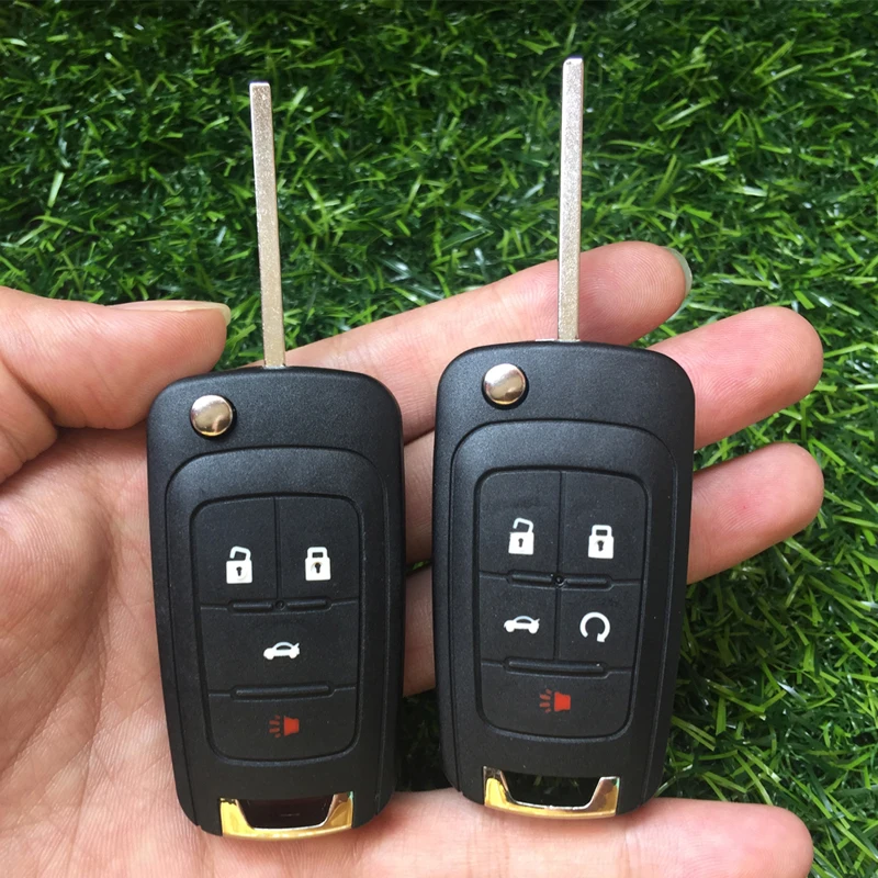 

2/3/4/5 Buttons Folding Flip Remote Key Shell Fob For Opel Vauxhall Insignia Astra Zafira Cruze Buick switchblade Key Case Cover