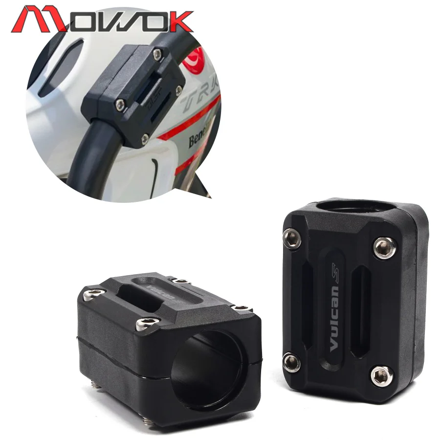 

Motorcycle Bumper Protection Decorative Block Crash bar For KAWASAKI Vclcan S 650 VN650 vclcan S vn 650
