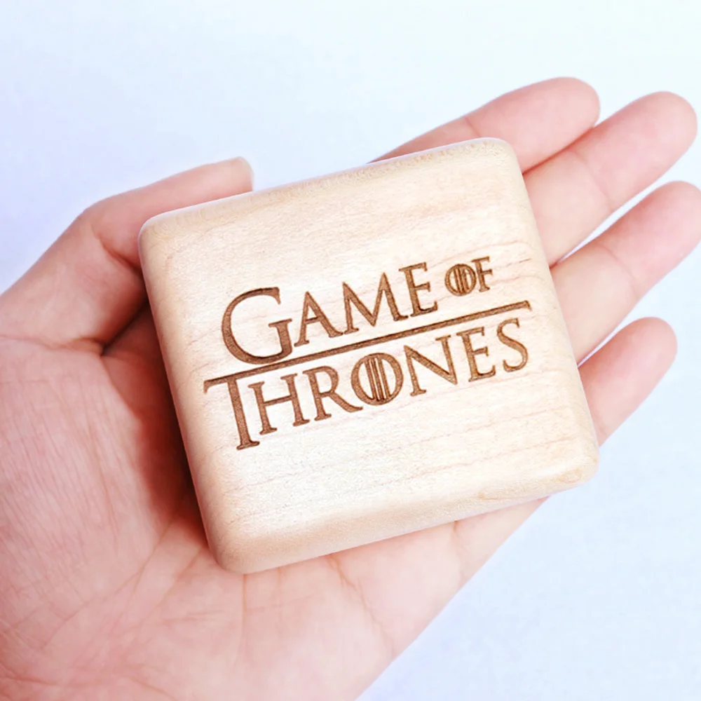 

Sinzyo Handmade Wooden Game of Thrones Music Box Wood Carved Mechanism Musical Box special Gift For Christmas Valentine's day