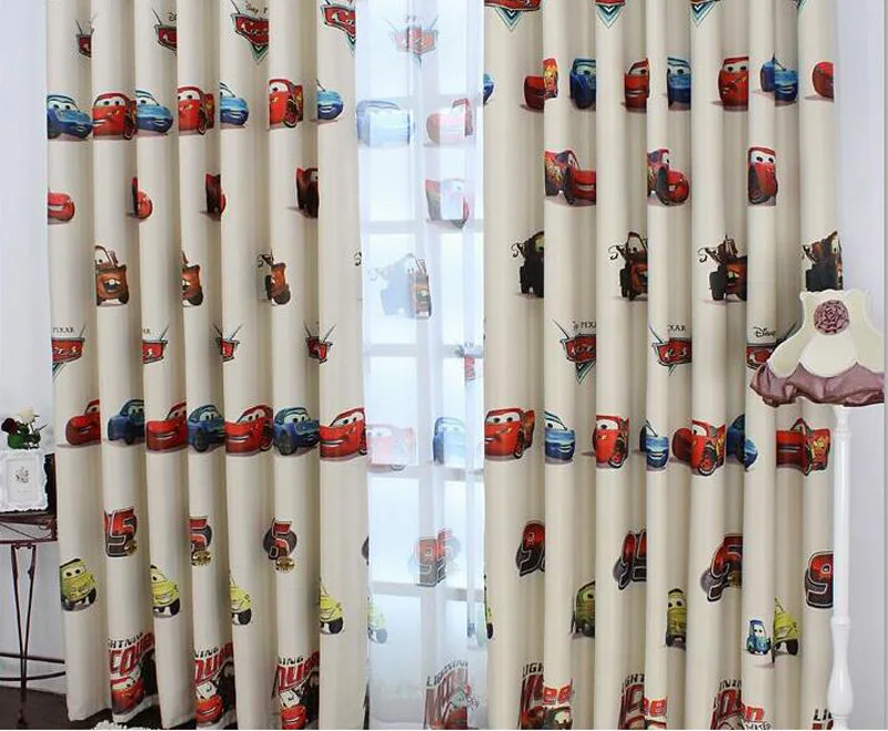 Для маленьких мальчиков занавески для машины и тюль затемняющие шторы ткань детские шторы для детской комнаты представляет французский жалюзи для детей эркерное окно P228B