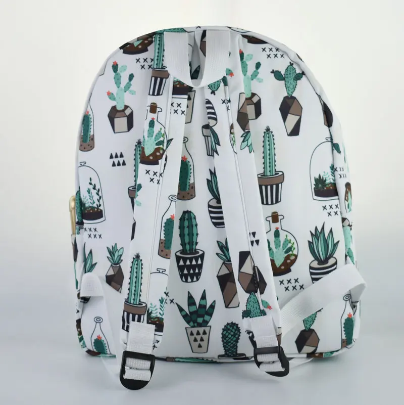 Rdywbu Graffiti lindo gato Cactus de impresión Mochila adolescente de gran capacidad bolso de escuela de niñas Casual bolsa de viaje Mochila B234 Rdywbu Graffiti lindo gato Cactus de impresión Mochila adolescente de gran capacidad bolso de escuela de niñas Casual bolsa de viaje Mochila B234