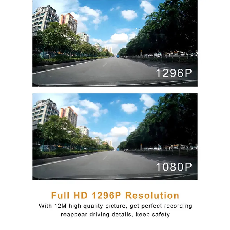 Denicer Full HD 1080P видеорегистратор с двумя объективами Novatek 96658 DVRS 170 градусов