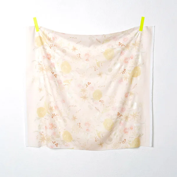 Полуметровая японская ткань Nani Iro легкая fucra Rakuen Rayon Blush|Ткань| |