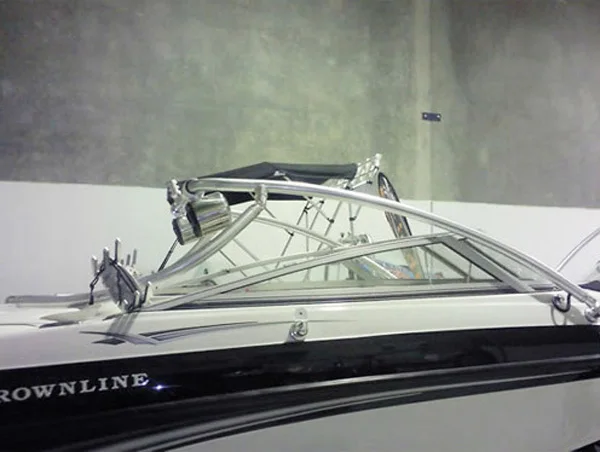 Wakeboard Tower Origin Advancer Wakeboard Tower 2.25 " Tube Polished Aluminum Boat Tower