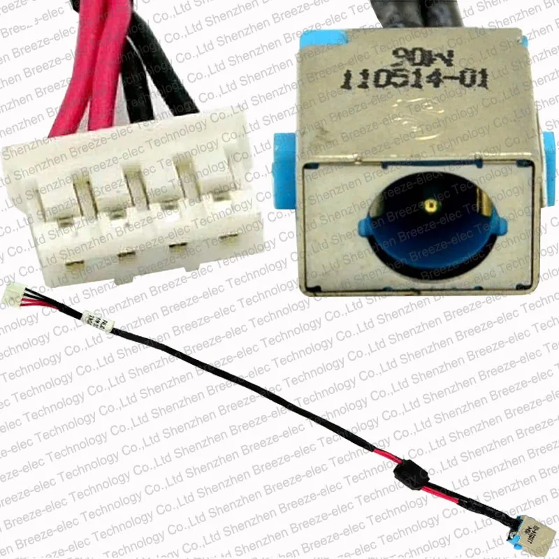 5pcs/lot 90w Laptop Dc Power Jack Connector Cable For Acer Aspire V3