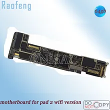 Raofeng 64 Гб wifi версия разблокированная материнская плата для ipad 2 материнская плата установка IOS системная полная функция с чипами логическая плата