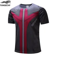 Free shipping the avengers shirts men T shirt batman and iron man spider man and captain