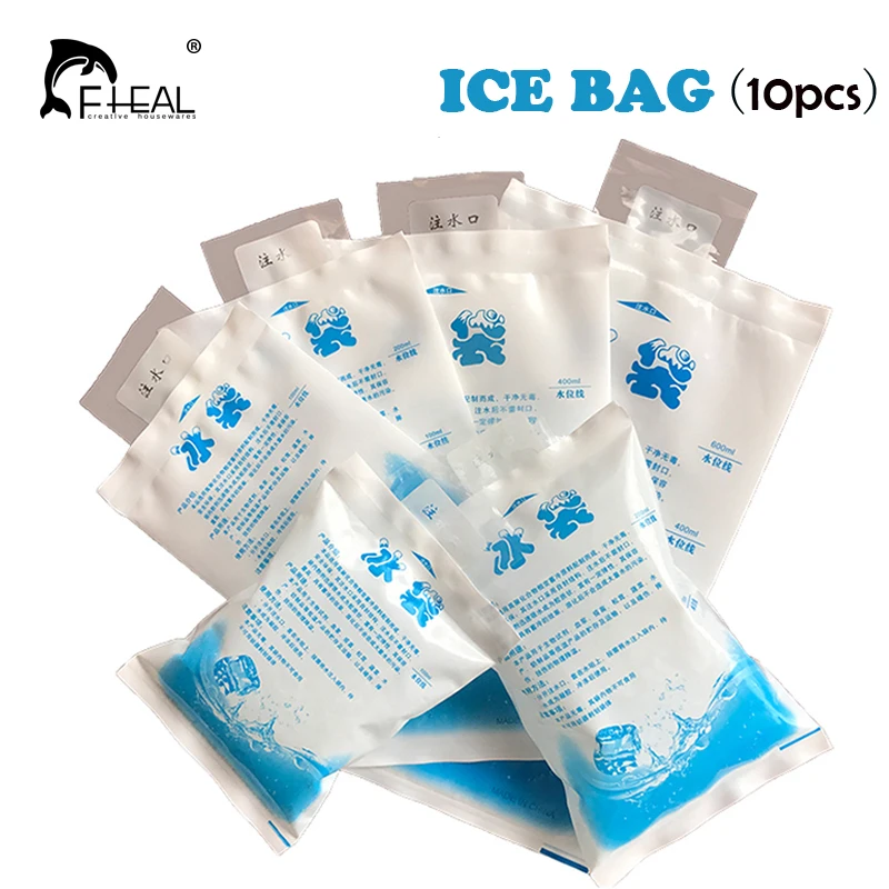 FHEAL 10 шт./компл. изолированные многоразовые сухой холодной гелевая упаковка для