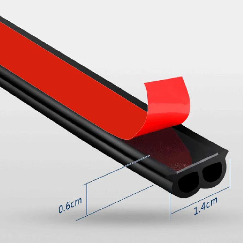 5 м автомобильный уплотнитель для дверей общая резиновая прокладка для автомобиля полоса изоляции водонепроницаемый энергосберегающий шумоподавление края отделка