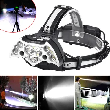 

New 2018 High Quality 11X XML T6 LED Rechargeable Headlamp Headlight Travel Head Torch Drop Shipping