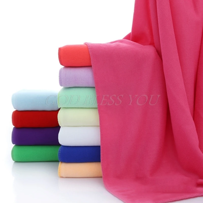 

70x140 cm Fiber De Bambou Microfibre Sechage Rapide Douche Bath Towel Douce Super Absorbant Home Textile Large Thick Towel