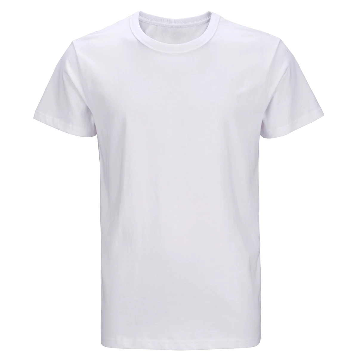 Men Solid Thick T Shirt Adult Man Cotton Heavyweight Top Tee US Size-in ...