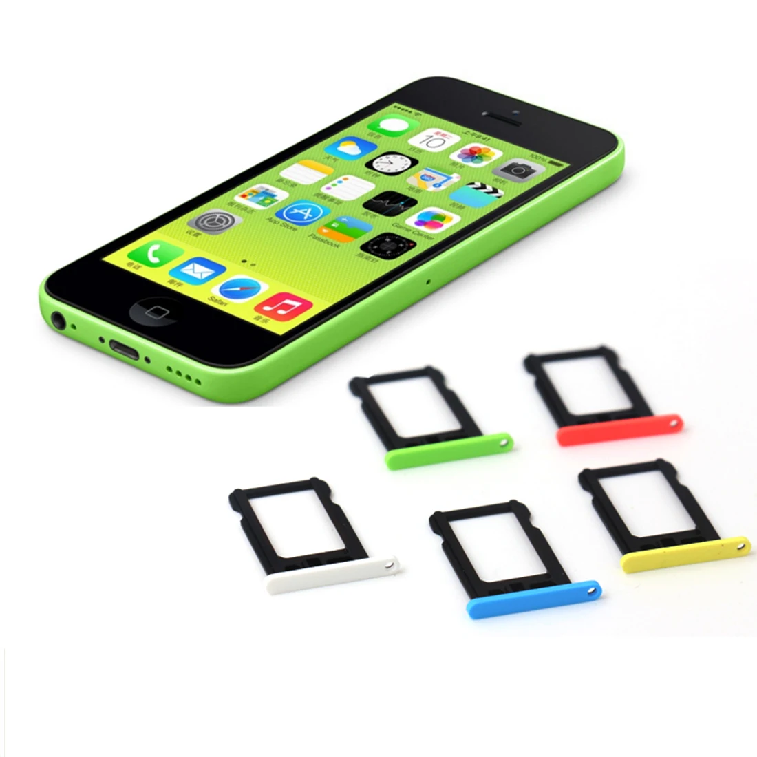 

Etmakit Brend New SIM Card Tray Holder Slot Replacement Adapter for iPhone 5C Replacement Tools