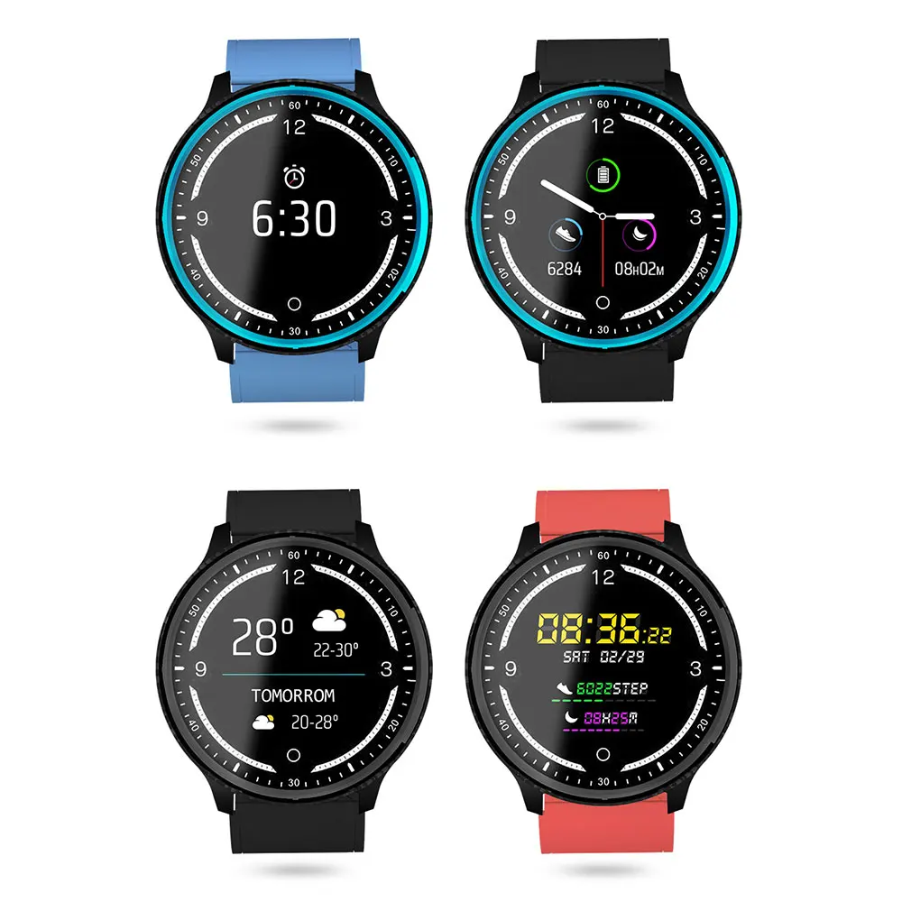 Смарт часы Дамская Мода Цвет Экран Smart Band IP68 Водонепроницаемый фитнес браслет