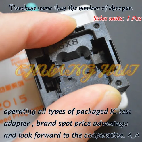 BGA24 to DIP8 Adapter TFBGA24 Programmer Adapter for SPI FLASH size=6x8mm Pin sorting=4x6 Pitch=1.0mm BGA24 to DIP8 Adapter TFBGA24 Programmer Adapter for SPI FLASH size=6x8mm Pin sorting=4x6 Pitch=1.0mm