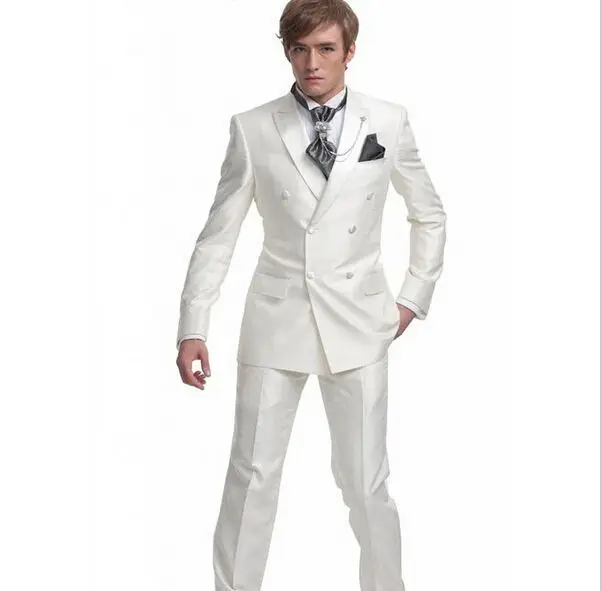 White elegant suit Clearance