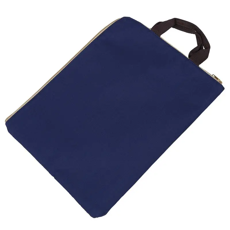 Простой Твердый A4 большой емкости Сумка для документов Бизнес Портфель для хранения файлов папка для бумаг канцелярские товары студенческий подарок синий