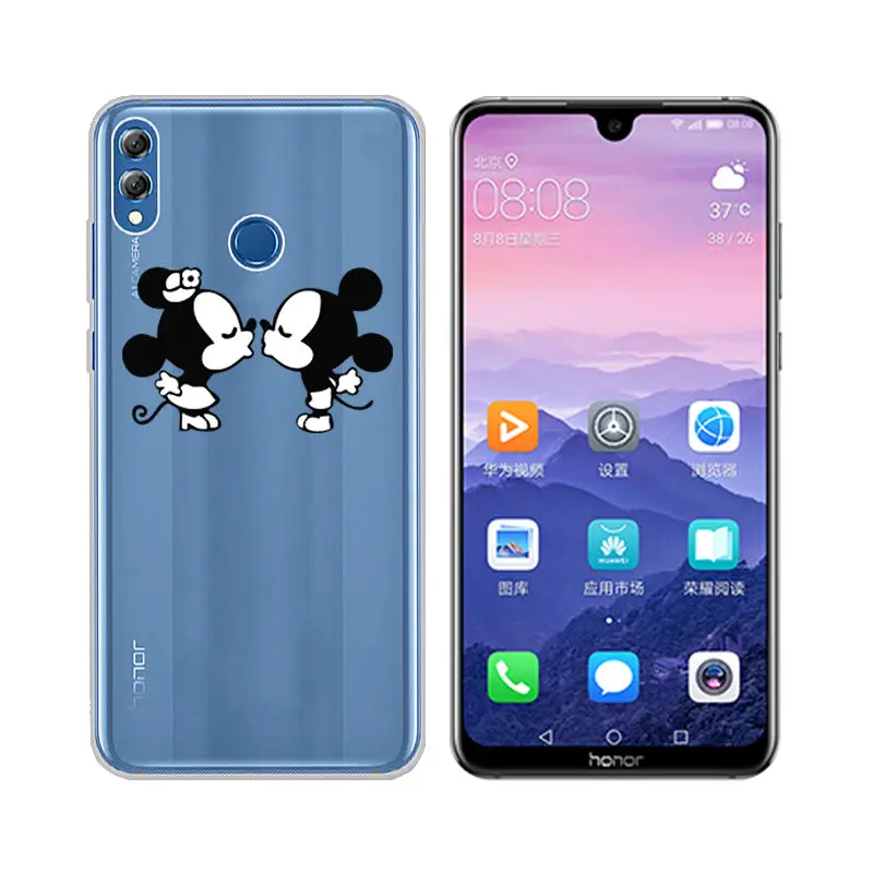 Arvin Silicone Fundas for Huawei Honor 8X Soft TPU Case for Huawei Honor 6X 4X 4A 5X V8 8 5C Painted Cover for Honor 8X Max Case (13)