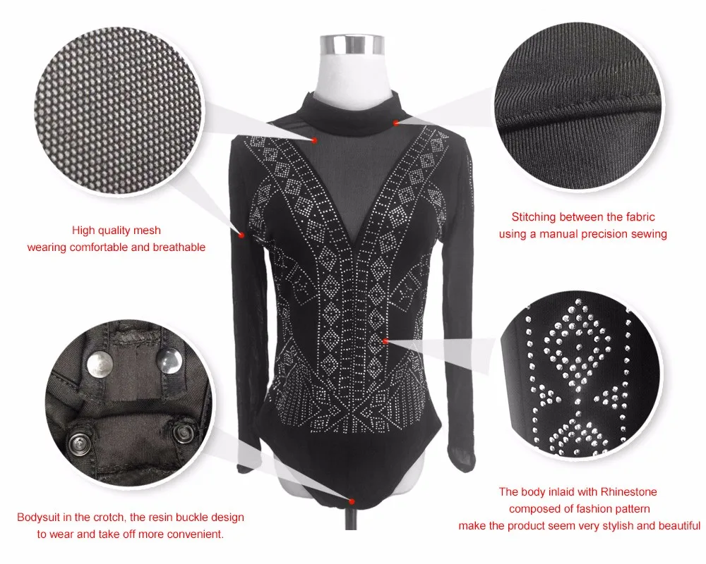 SEBOWEL Sexy Black Mesh Rhinestone Bodysuit Women Silver Studs Mesh Long Sleeve White Bodysuit Club Jumpsuit combinaison femme SEBOWEL Sexy Black Mesh Rhinestone Bodysuit Women Silver Studs Mesh Long Sleeve White Bodysuit Club Jumpsuit combinaison femme