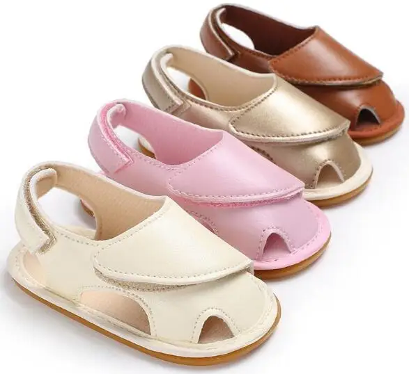 

Baby sandals summer non-slip breathable sandals 3-6-12 months baby soft bottom toddler shoes 0-1 year old Baotou sandals