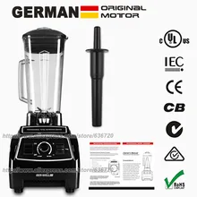 100% GERMAN Motor Technology 3HP 2200W BPA FREE 2L juicer Blender ice smoothie & juicer food processor Commercial Blender