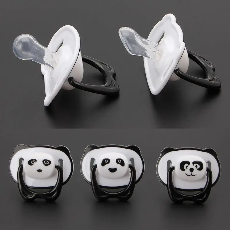 

New Panda Newborn Baby Silicone Orthodontic Soother Dummy Pacifier Infant Nipple
