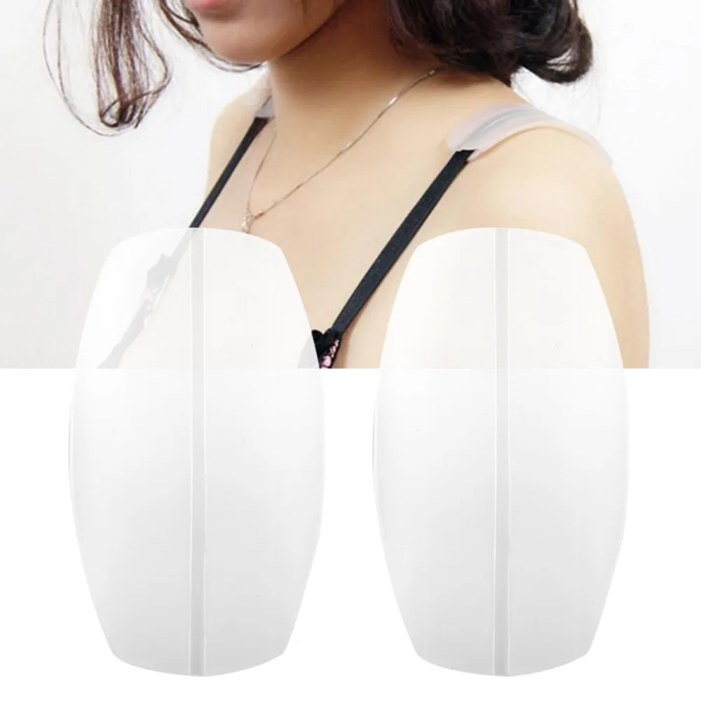 2017 New 2pcs/set Silicone Anti skindding Shoulder Pads Bra Strap