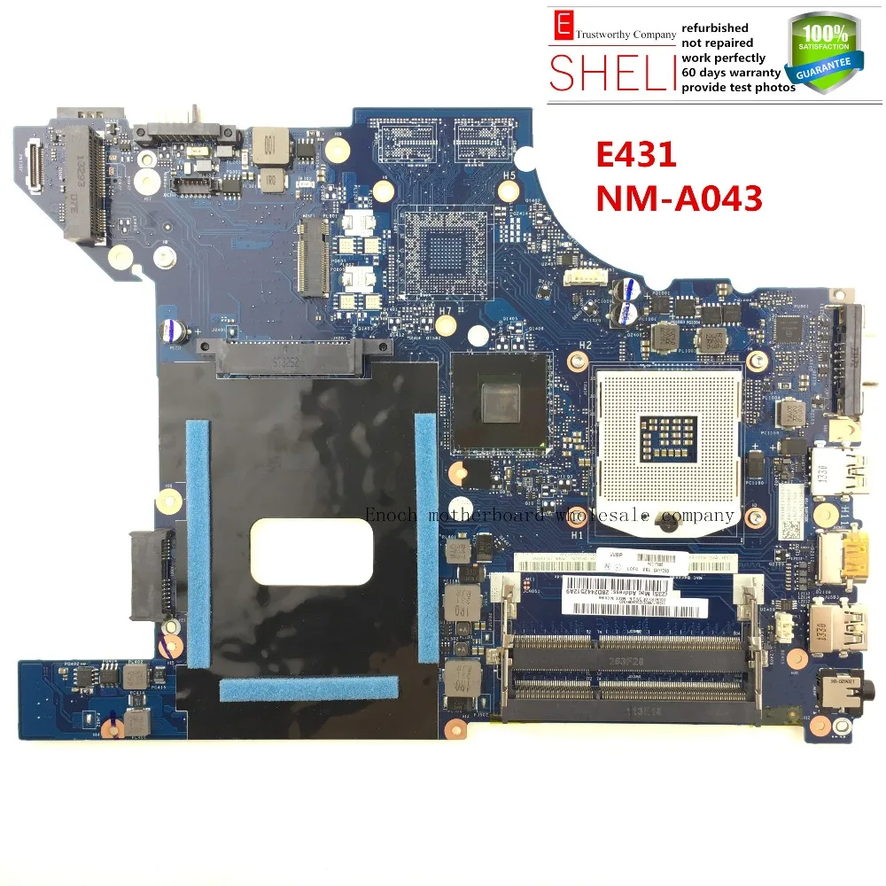 VILE1 NA-A043 для lenovo E431 материнская плата 04Y1290 intel HD graphic рабочая префектура 60 дней