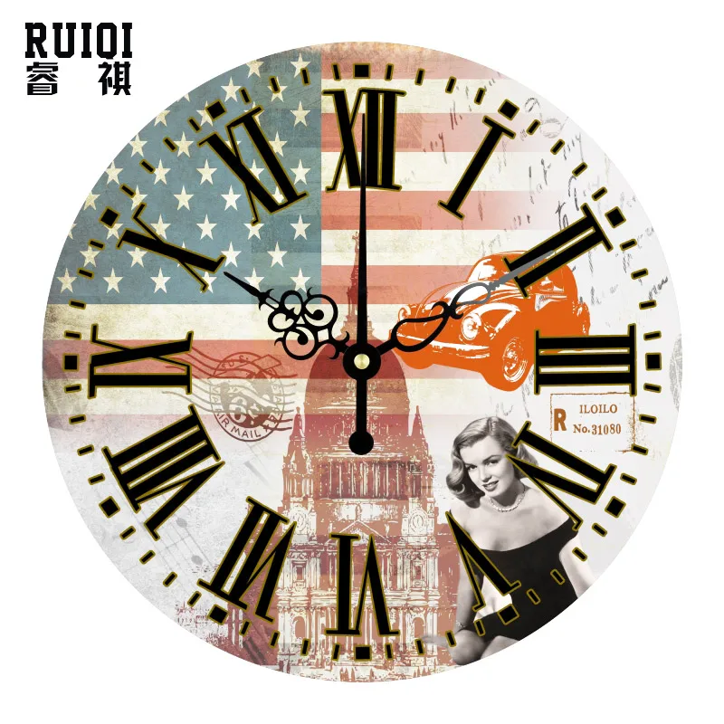 Wholesale Marilyn Monroe Wall Decoration Clocks Large Size Silent Bedroom Decor Wall Clock Vintage Big Size Wall Watch Gift Clock Large Wall Clockwall Clock Vintage Aliexpress