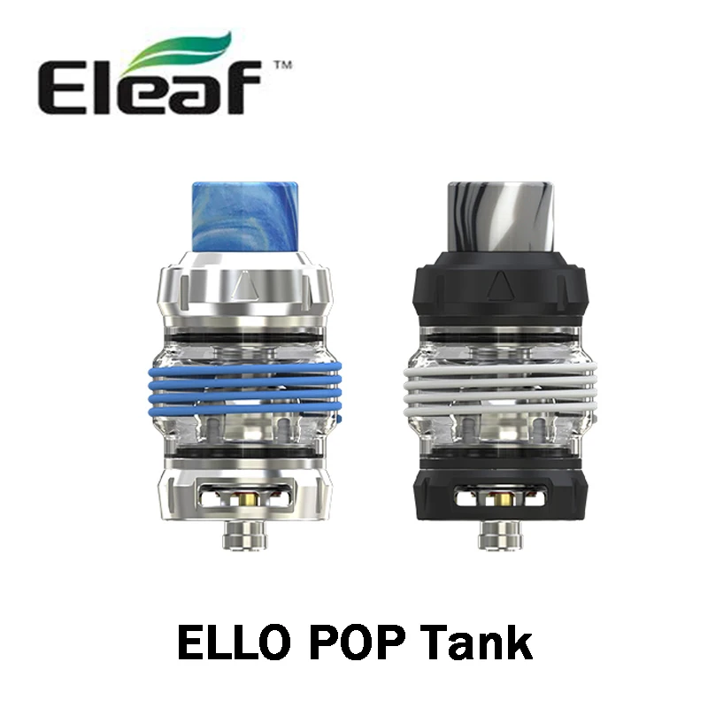 

Original Eleaf ELLO POP Tank 6.5ml Atomizer With HW-M2 HW-N2 Coil Fit Eleaf istick Mix Box MOD Electronic Cigarette Vape Vaping