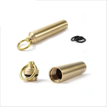 

Pill Case Bottle Gold Waterproof Pill Drug Container Medicine Holder Cartridge for Health Care skateboard parts