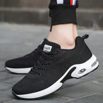 

SUROM Men Running Shoes Breathable Women Trainer Sneakers Air Cushion Shoes Men Outdoor Sport Shoes Zapatillas Hombre Deportiva
