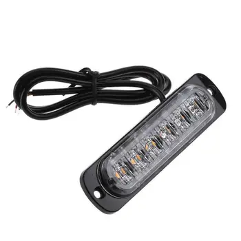 

12V 6000 K 18W Car LED Daytime Running Light 6LED DRL Car Fog Light Waterproof White /Yellow Light 7801
