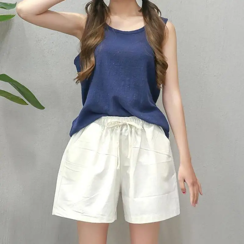 Шорты женские хлопковые с завышенной талией лето 2016|shorts hot|cotton shorts womenwomen high waist |