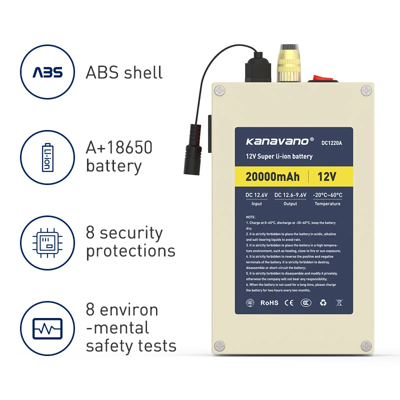 Dc12в заряжаемый полимерный литий-ионный Аккумулятор LiFePO4 с USB BMS 12,6 v 20AH 25AH 18650 отправка зарядного устройства