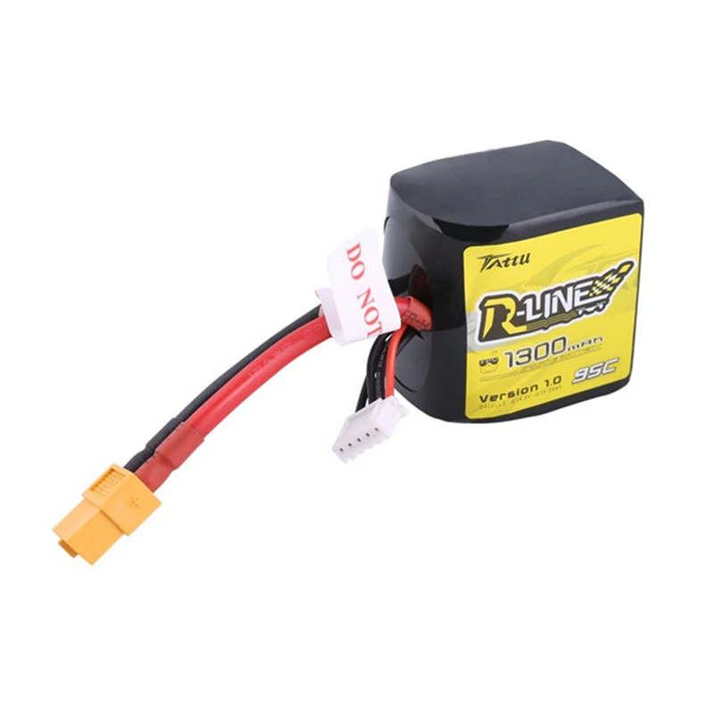 Tattu R-Line V1.0 4S 1300mAh 95C Square Tattu R-Line V1.0 4S 1300mAh 95C Square