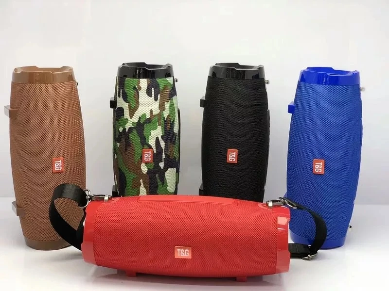 20W Portable Wireless Bluetooth Speaker Waterproof Speaker Support FM Radio TF Card Outdoor Strap with Subwoofer Column Speaker