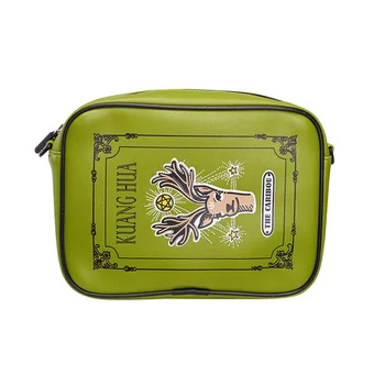 

Corlorful Rectangle Girl PU Leather Shoulder Bags Korean Design Style Bags With Cartoon Printing Pattern Lady Crossbody Bag F399