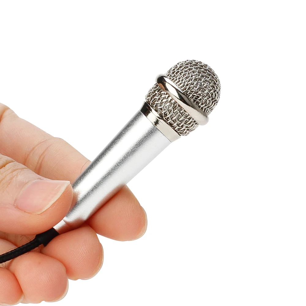 Metal MINI Jack 3.5mm Studio Professional Microphone Handheld Mic for Mobile Phone Computer for iPhone ipad karaoke (3)