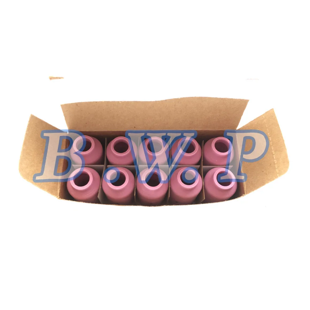 10PK 54N15 TIG сварочный фонарь керамические защитные чашки (#7) Алюминиевые насадки 17 18