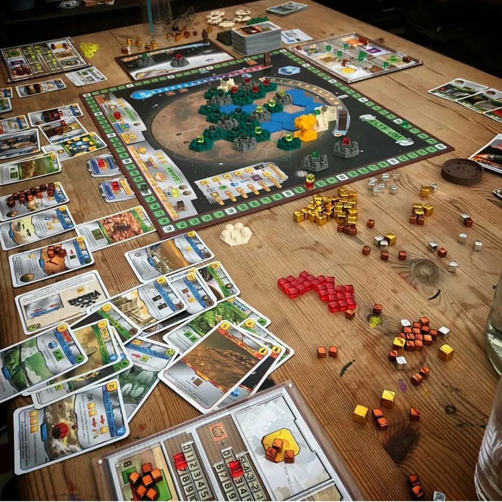 

Terraform Board Card Game For Mars Paper Table Game Adult Kids Family Party Board Game