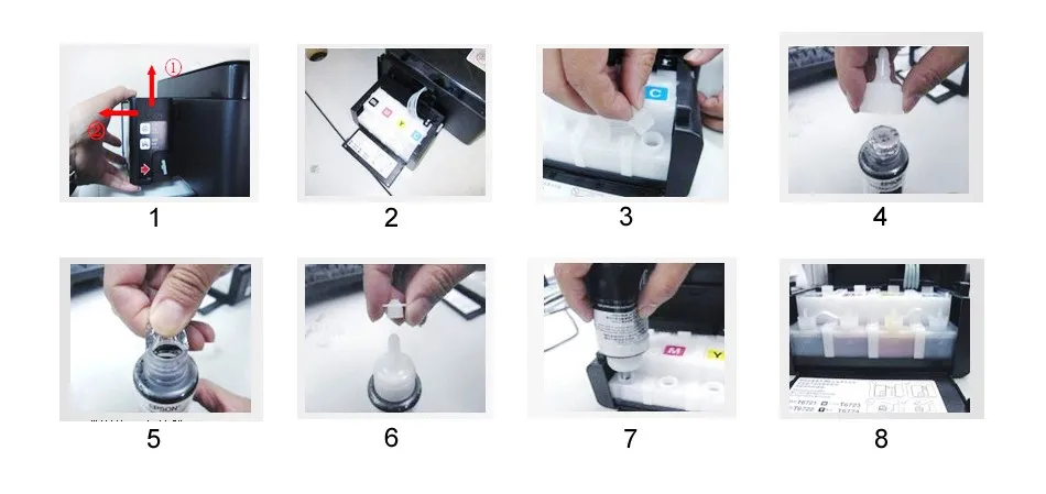 250 мл/бутылка эко-сольвентные чернила для Epson L210 L355 L366 L382 L385 L420 L800 L805 L1800 R2000 R3000 1390 1400 1500W чернила для принтера