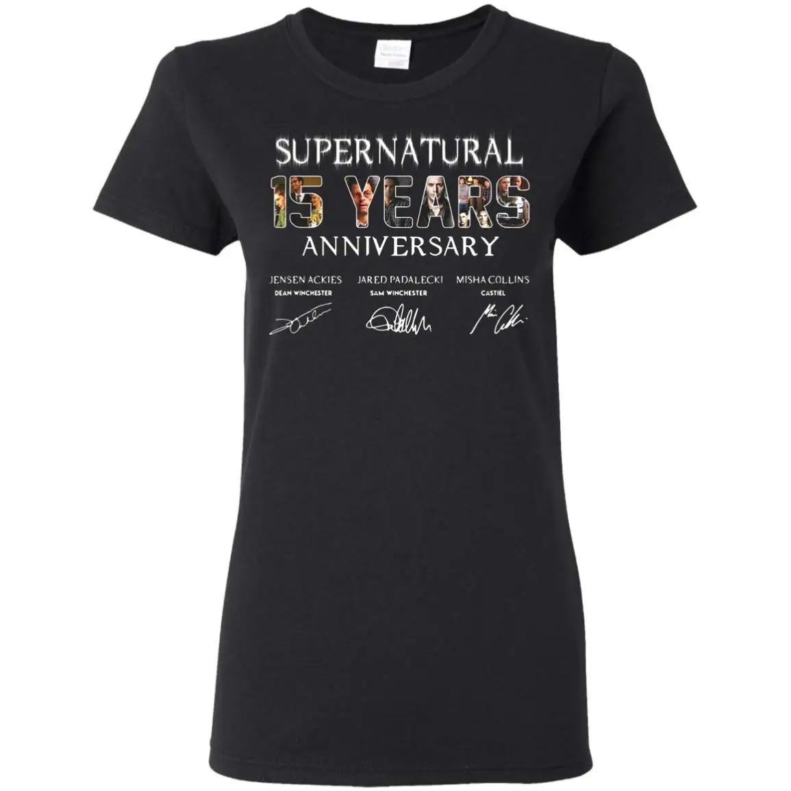 

HELEN N BARRY 15 Years of Supernatural Anniversary Shirt 2005 2020 Ladies T-Shirt
