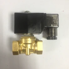 PU-10 0~ 1bar 2/2 способ прямого действия NC латунь G1/" bsp воды, масла, воздушный клапан уплотнение FKM отверстия 10 мм